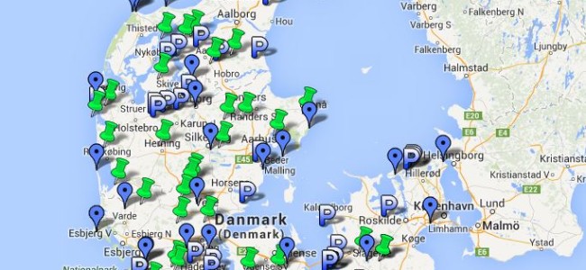 Gratis parkering i Danmark