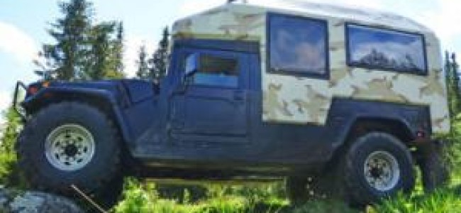 Martins tøffe Hummer H1 bobil Martins tøffe Hummer H1 bobil